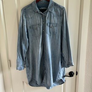 Gap denim dress size XL EUC